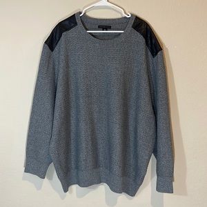 Twenty-eight Degrees Men's gray and black sweater.  Size 3XL